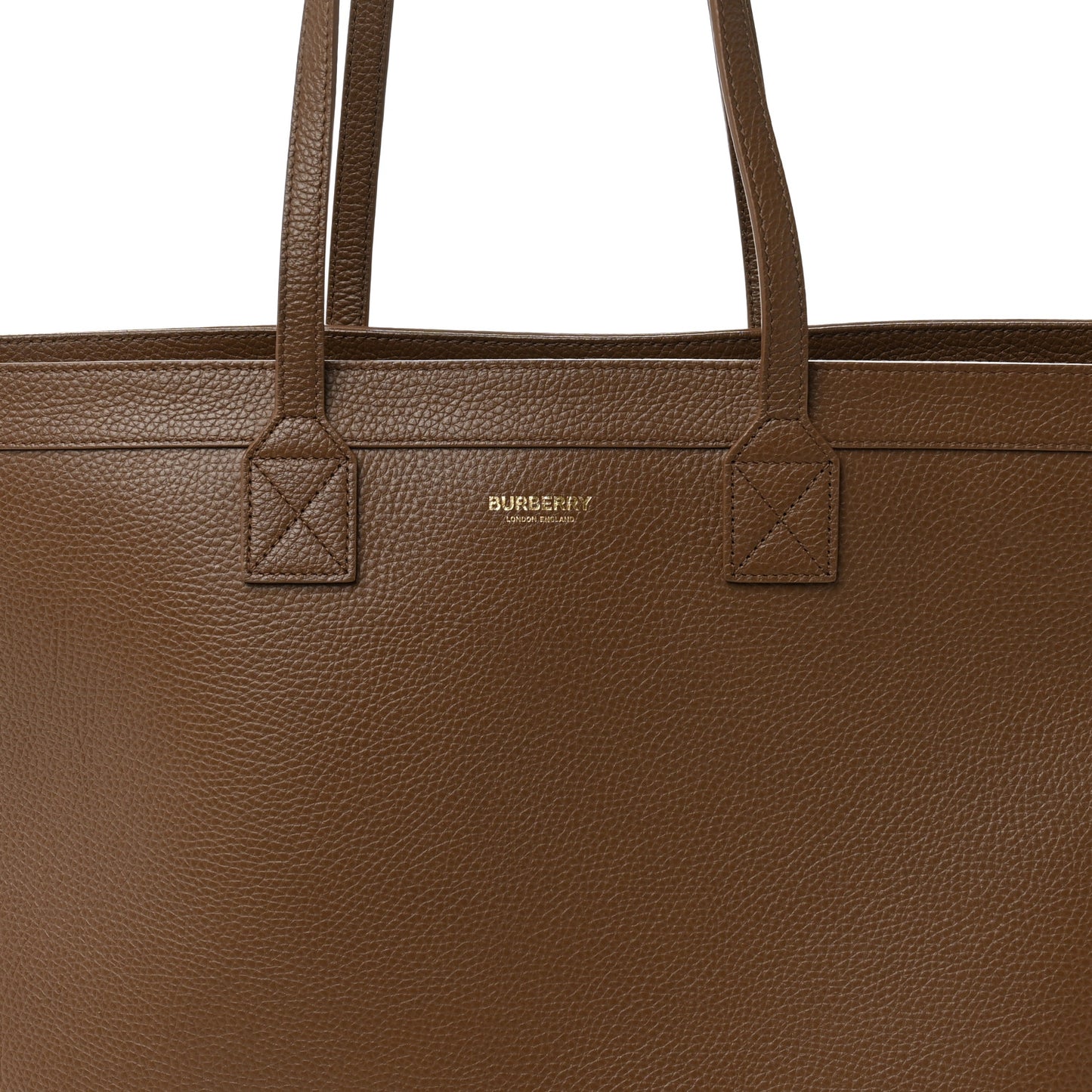 Grainy Calfskin Medium London Tote Bag Earth
