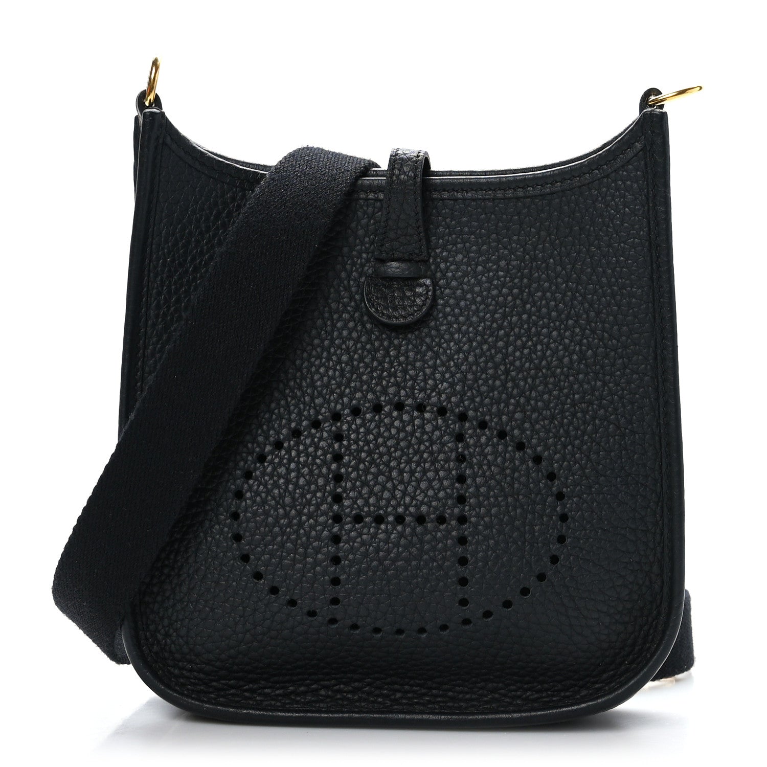 Hermes Taurillon Clemence Evelyne TPM Black 1 of 10