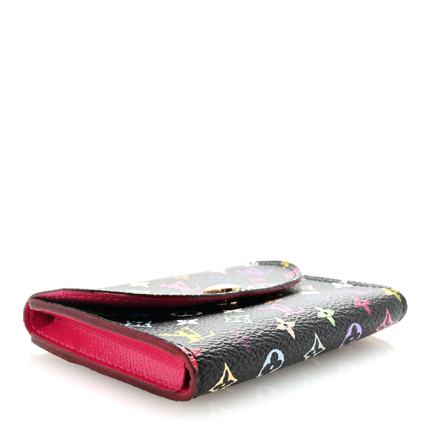 Monogram Multicolor Business Card Holder Black Grenade