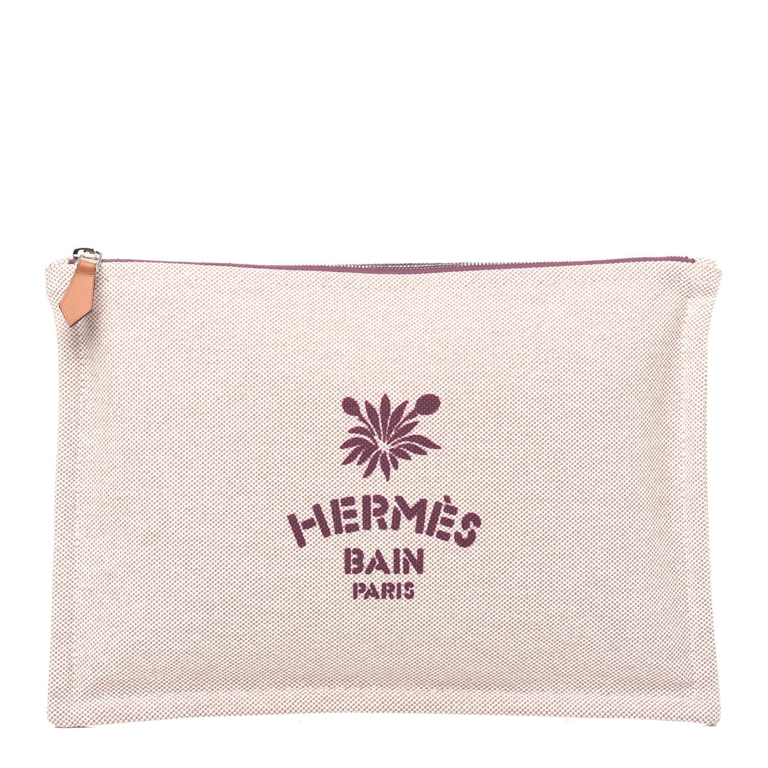 Hermes Toile Large Les Leopards Pouch Bougainvillier 1 of 9