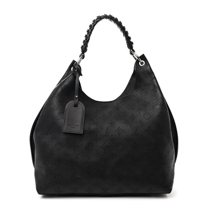 Louis Vuitton Mahina Carmel Hobo Black 1 of 12
