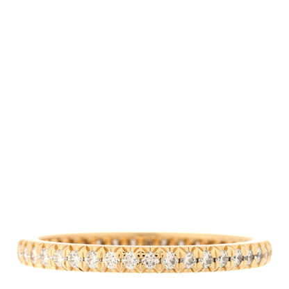 Tiffany 18K Yellow Gold Diamond .31ctw Soleste Full Eternity Band Ring 50 5.5 3 of 4