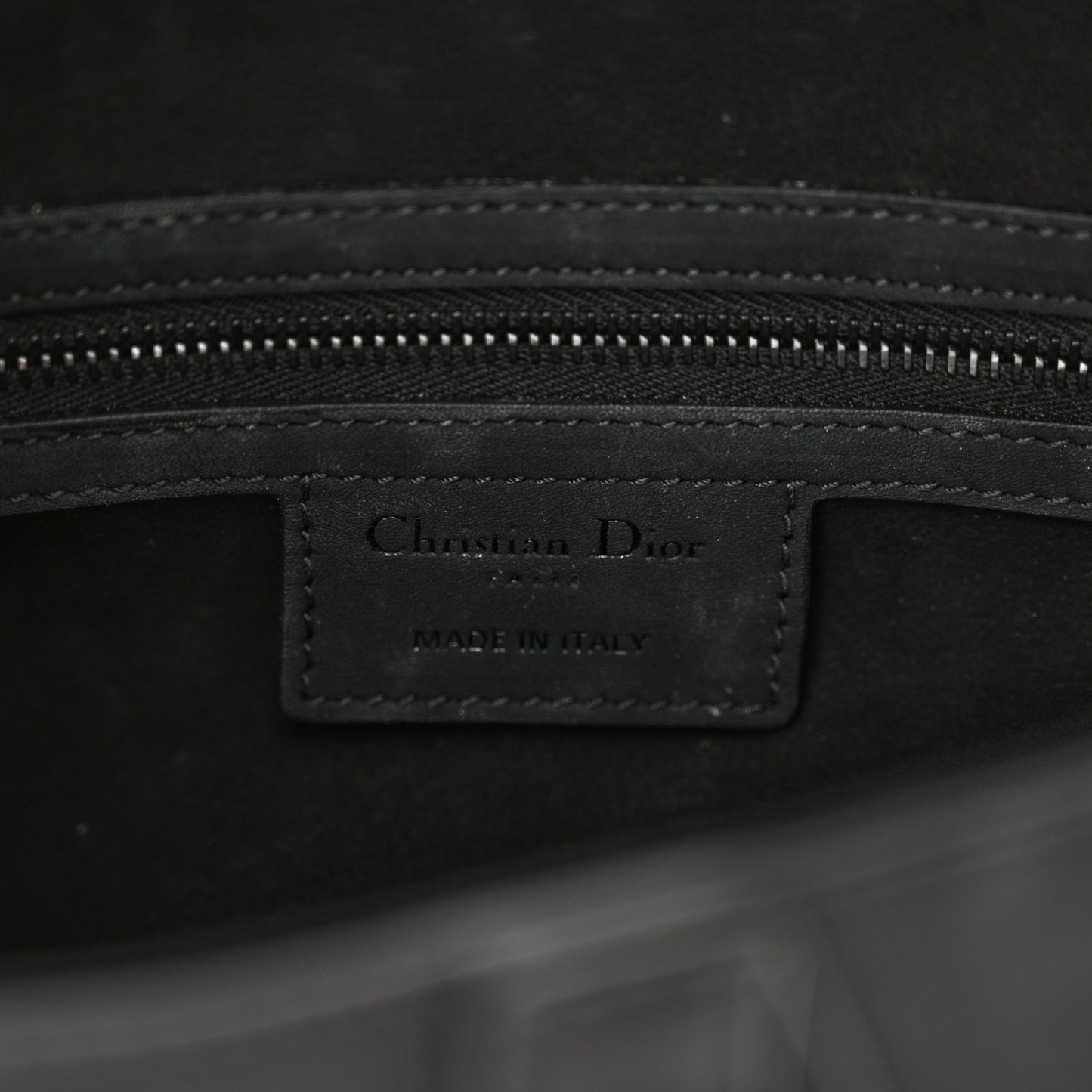 Ultra Matte Calfskin Saddle Bag Black