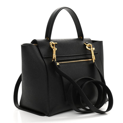 Celine Grained Calfskin Micro Belt Bag Black 3 of 13