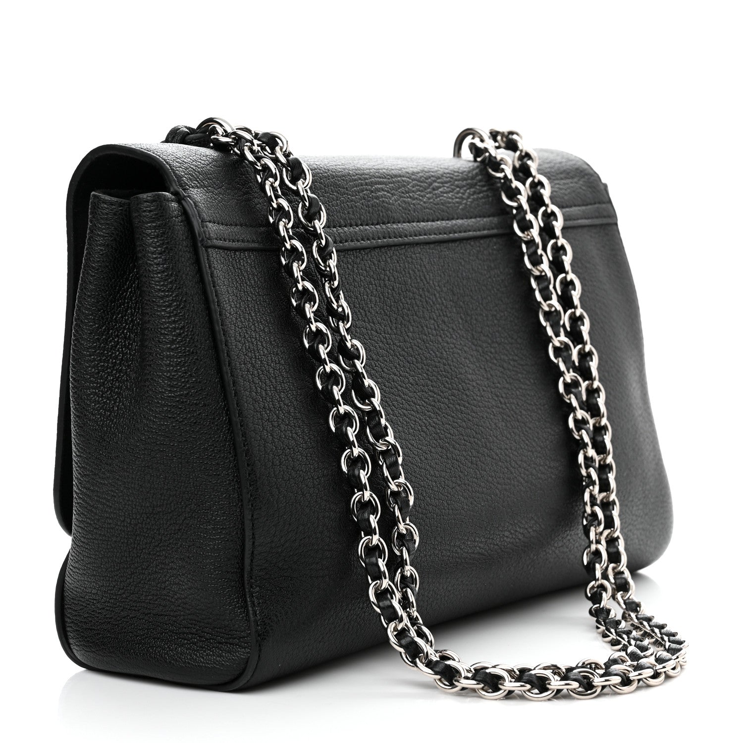 Mulberry Glossy Goatskin Medium Lily Black 3 of 10