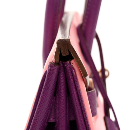 Hermes Epsom Horseshoe Birkin 30 Rose Confetti Anemone 12 of 12