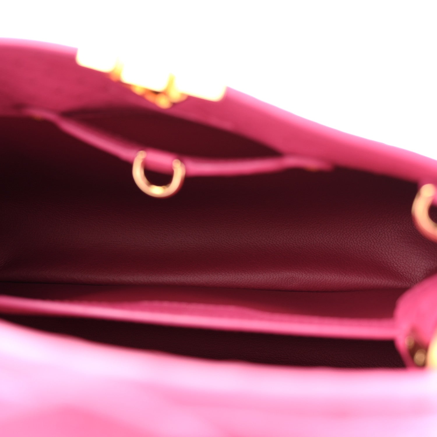 Louis Vuitton Ostrich Capucines BB Fuchsia 8 of 17