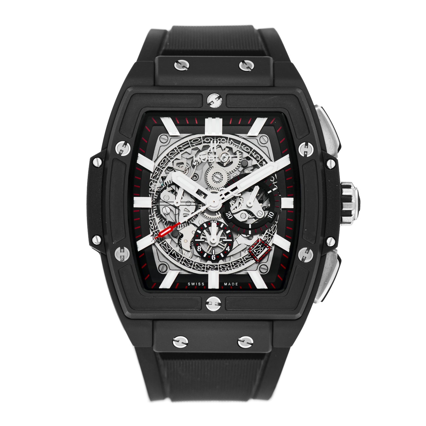 Ceramic Rubber 45mm Spirit of Big Bang Automatic Watch Black 601.CI.0173.RX