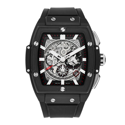 Hublot Ceramic Rubber 45mm Spirit of Big Bang Automatic Watch Black 601.CI.0173.RX 1 of 5