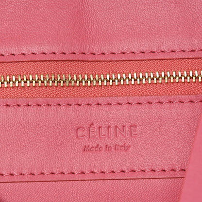 Celine Smooth Lambskin Vertical Bi-Cabas Pink Rust 6 of 8