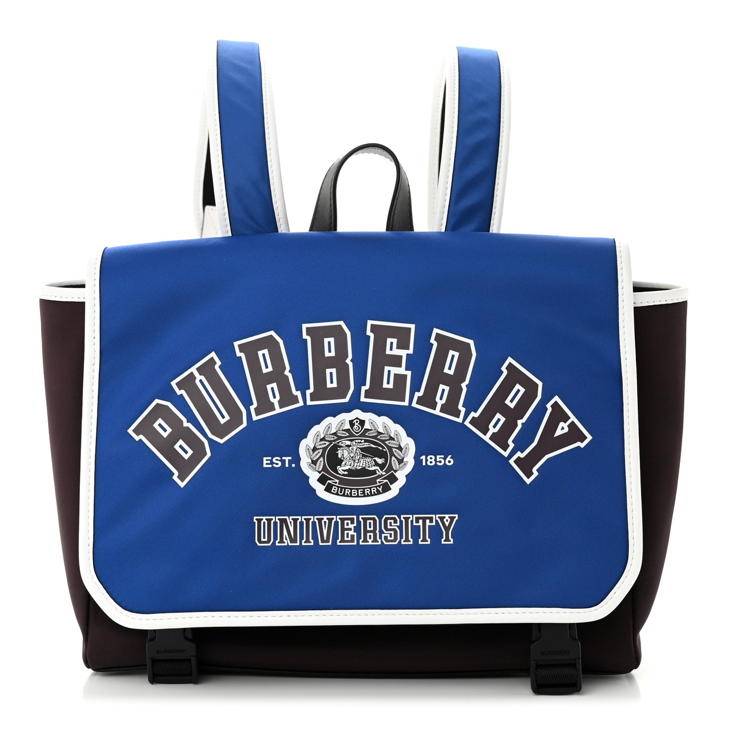 Nylon University Print Backpack