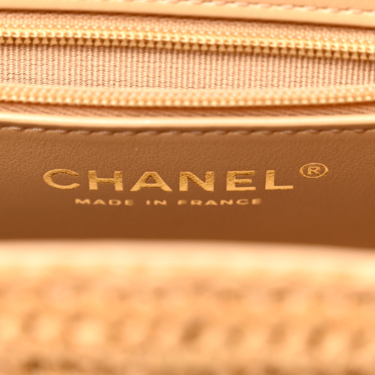 Chanel Braided Raffia Nano Kelly Flap Bag Dark Beige 6 of 11