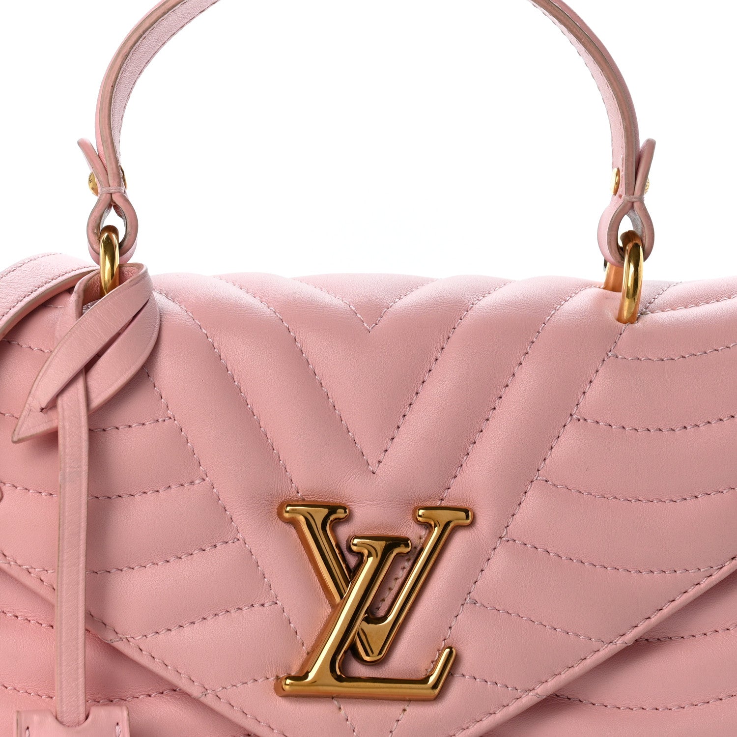 Louis Vuitton Calfskin Hold Me New Wave MM Rose Ballerine 8 of 13