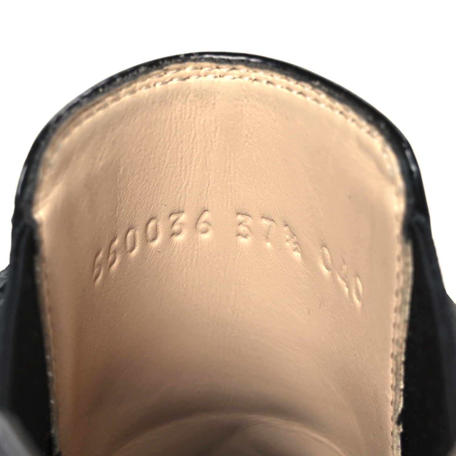 Gucci Calfskin Crystal GG Trip Chelsea Ankle Boots 37.5 Black 9 of 9