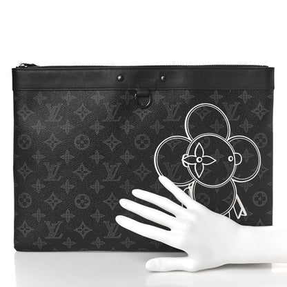 Louis Vuitton Monogram Eclipse Vivienne Apollo Pochette GM 2 of 8