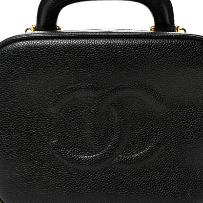 Chanel Caviar Timeless CC Vanity Case Black 9 of 12