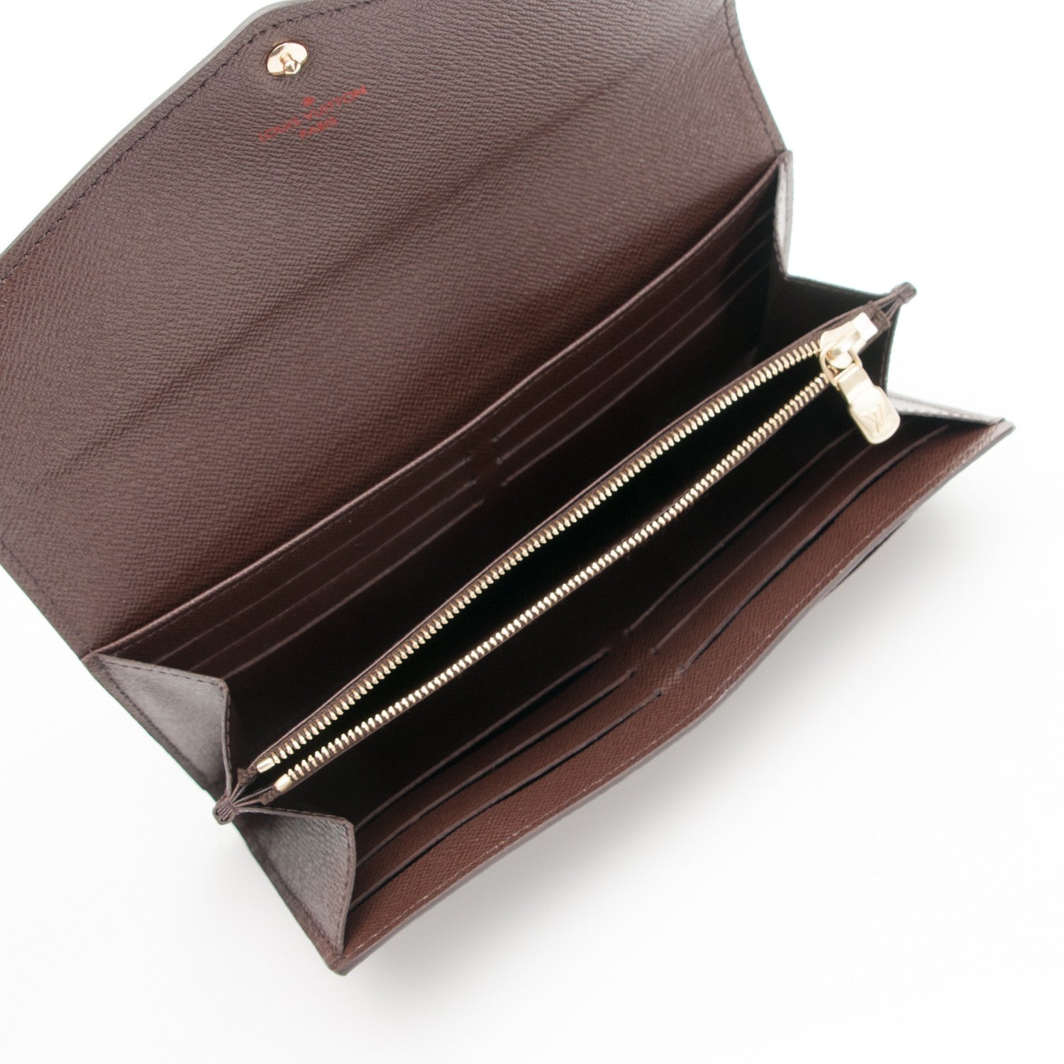 Louis Vuitton Damier Ebene Sarah Wallet NM 5 of 7