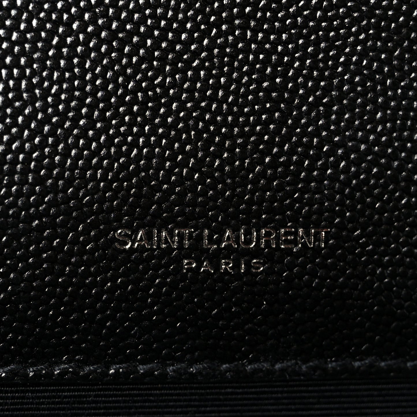 Grain De Poudre Small Monogram Monochrome Kate Satchel Black