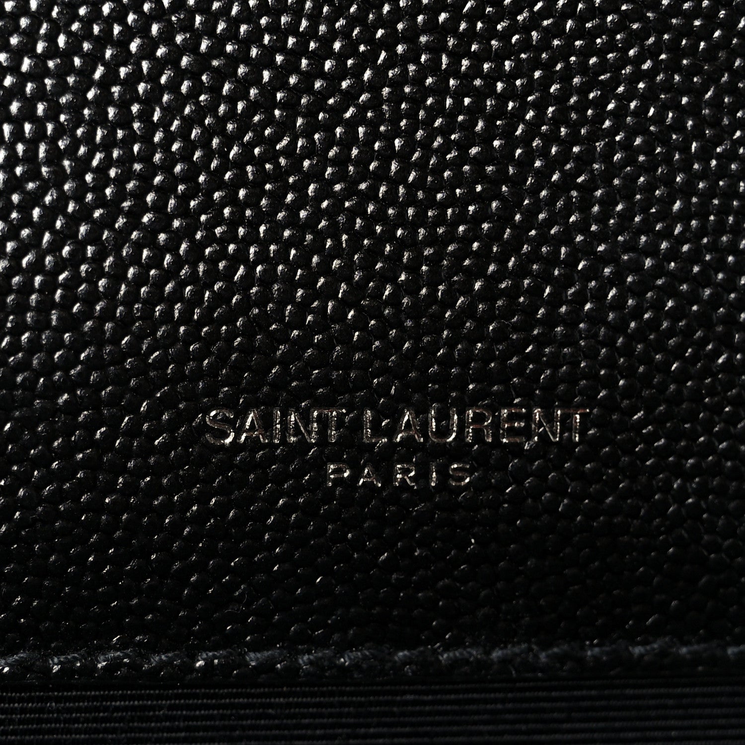 Saint Laurent Grain De Poudre Small Monogram Monochrome Kate Satchel Black 6 of 11