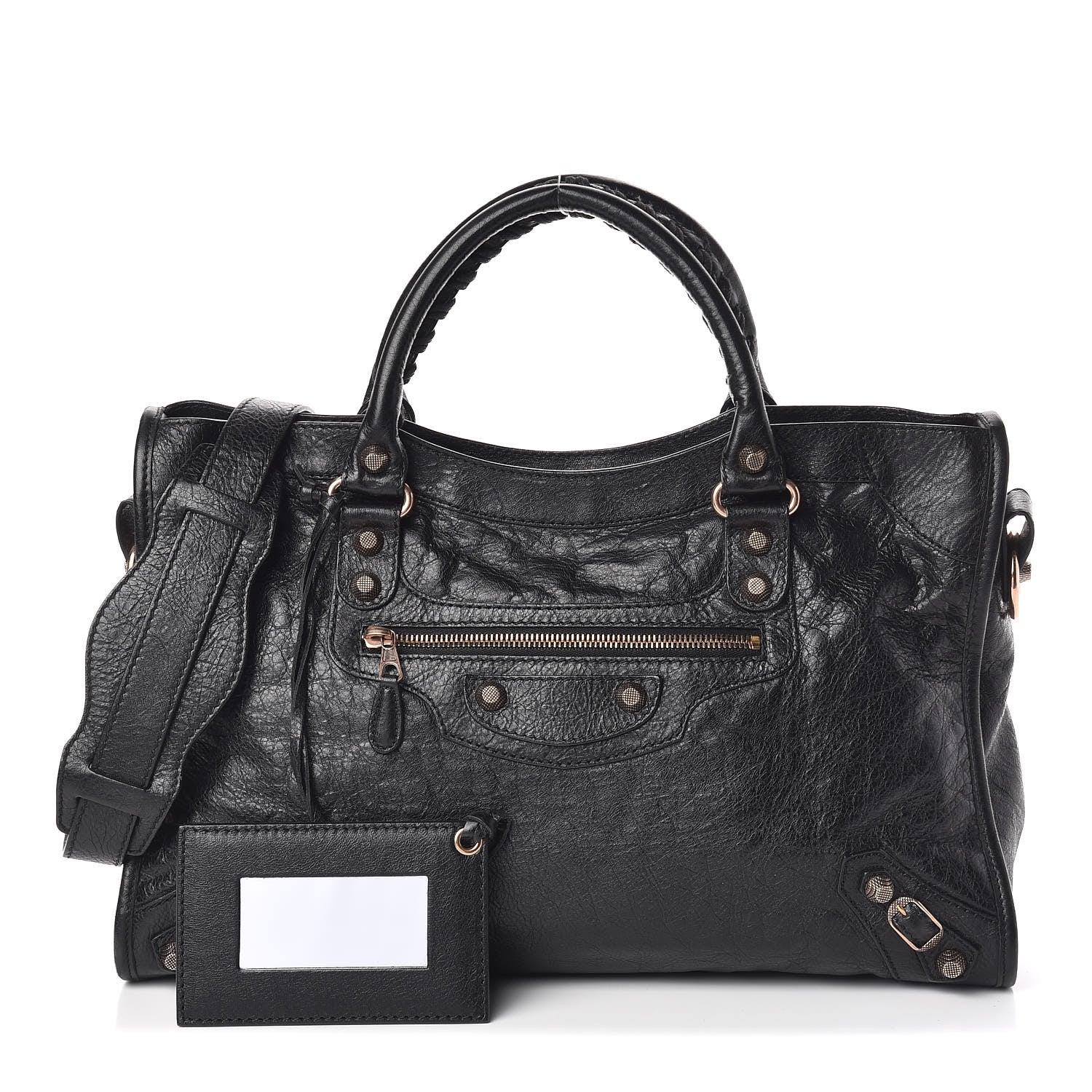 Balenciaga Agneau Giant 12 Rose Gold Hardware City Black 1 of 14