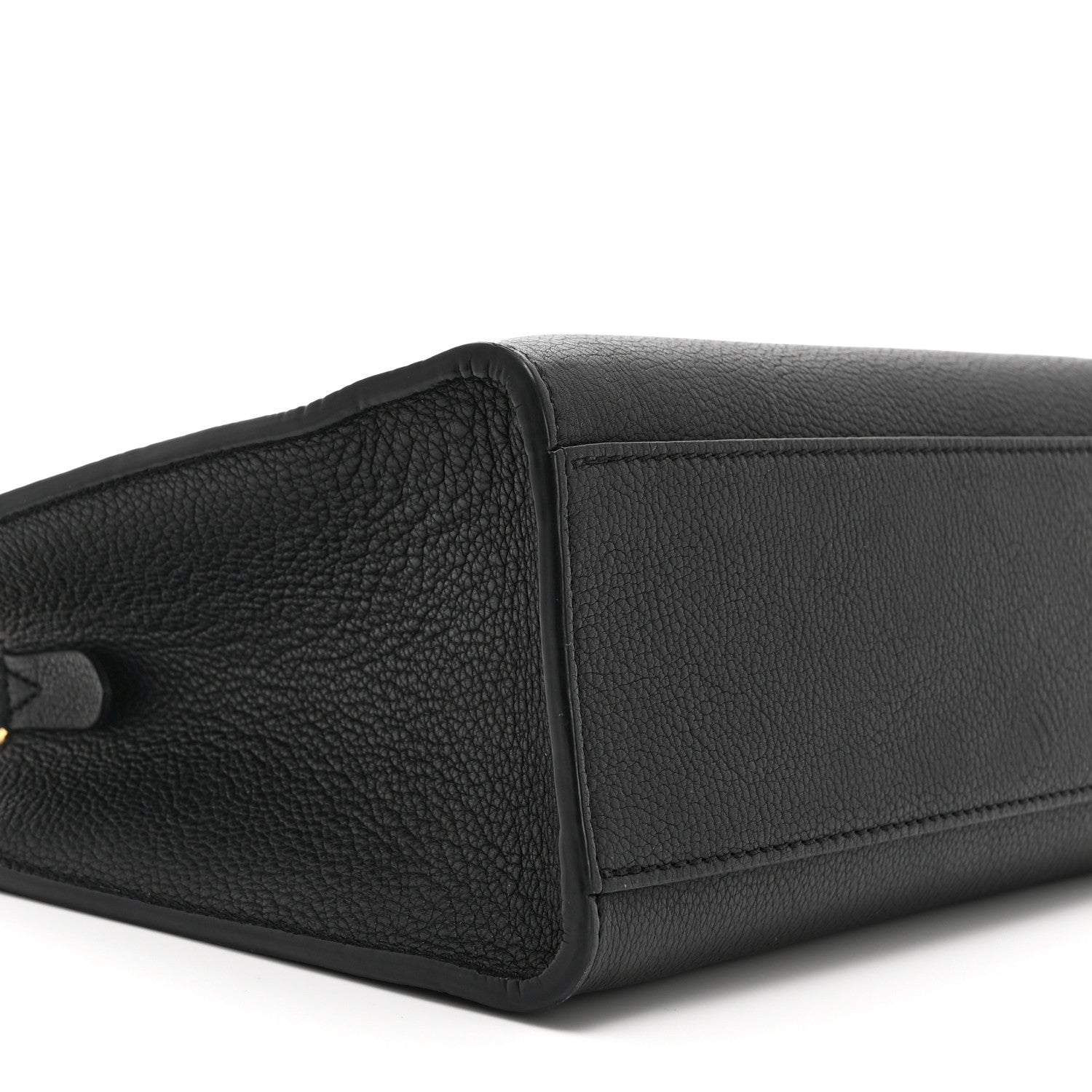 Louis Vuitton Calfskin Lock & Go Tote Black 8 of 9