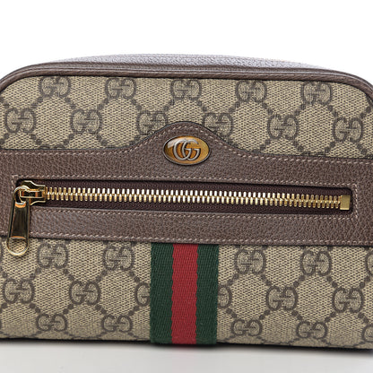 Gucci GG Supreme Monogram Web Small Ophidia Belt Bag 95 38 Dark Brown 7 of 9
