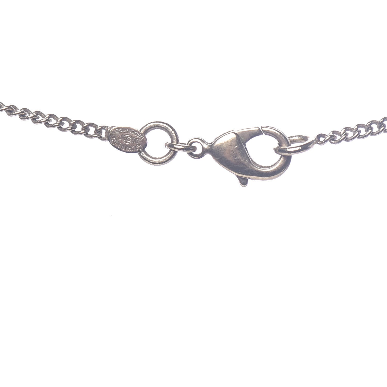 Chanel CC Ball Pendant Necklace Gold 5 of 6