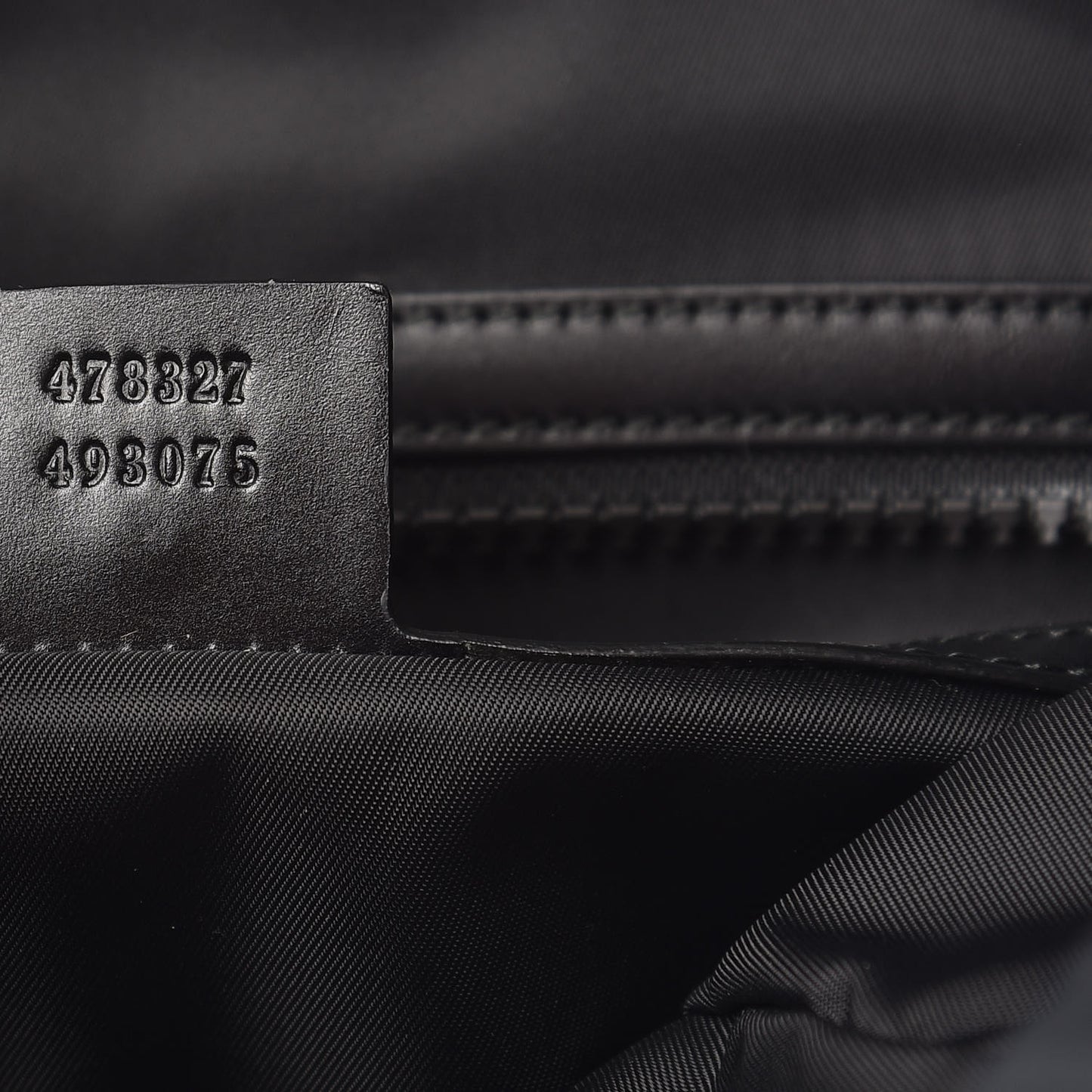 Techno Canvas Web L'Aveugle Par Amour Embroidered Double Buckle Backpack Black