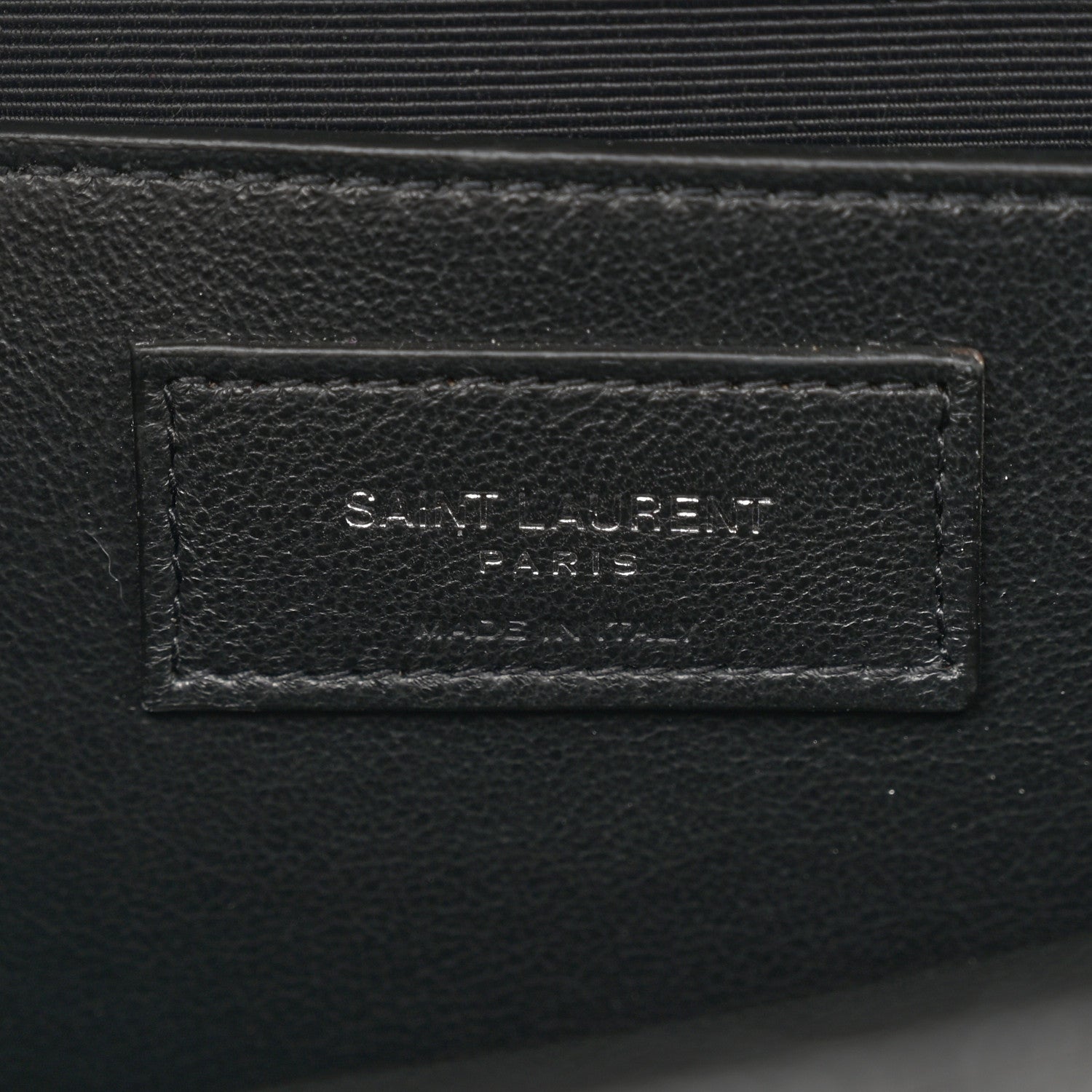 Saint Laurent Grain De Poudre Textured Mixed Matelasse Triquilt Medium Monogram Satchel Black 6 of 12