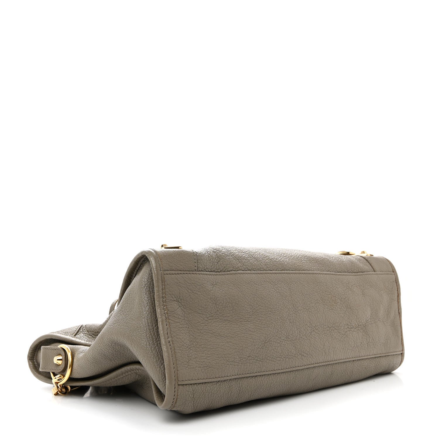 Balenciaga Chevre Gold Metallic Edge Hardware City Gris Taupe 5 of 14