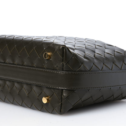 Bottega Veneta Calfskin Nappa Intrecciato Mini Wallace Kaki 10 of 12