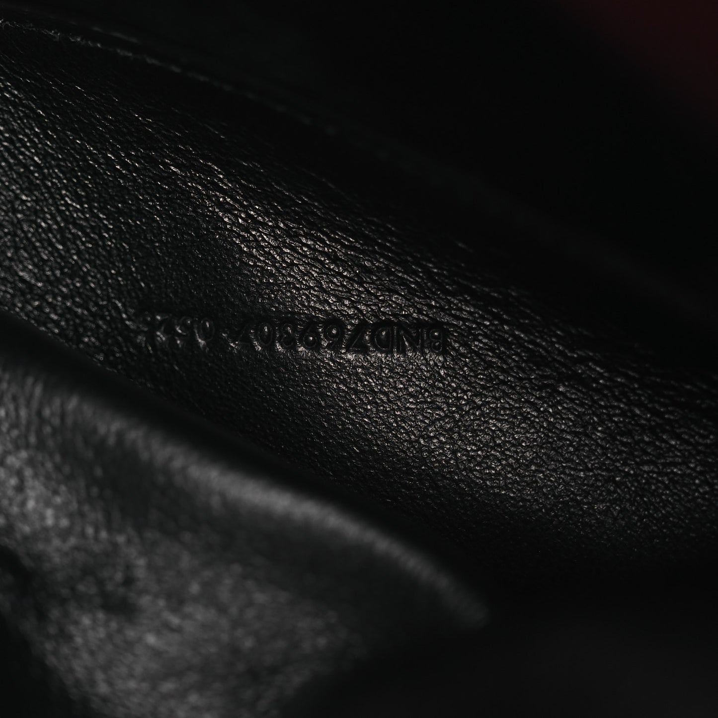 Lambskin Large Cassandre Envelope Pouch Dark Ruby