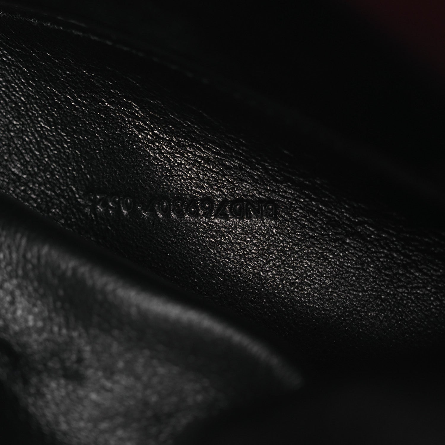 Saint Laurent Lambskin Large Cassandre Envelope Pouch Dark Ruby 7 of 12
