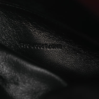 Saint Laurent Lambskin Large Cassandre Envelope Pouch Dark Ruby 7 of 12