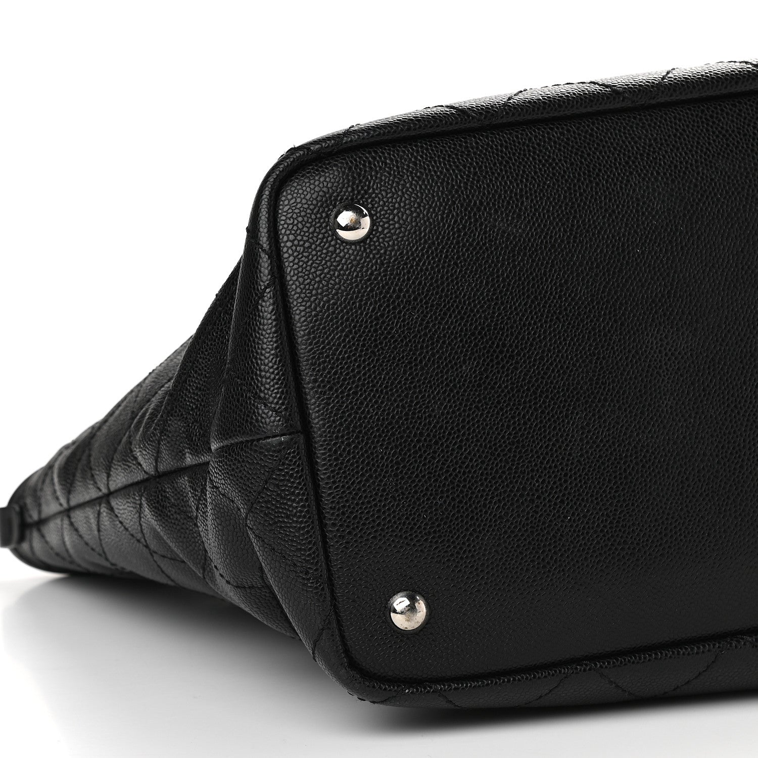 Chanel Grained Calfskin Large Shopping Fever Tote Black 9 of 10