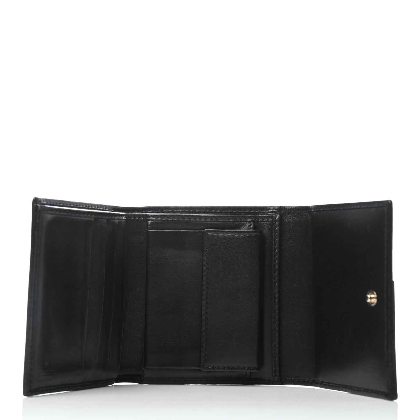 Monogram Britt Tri Fold Wallet Black