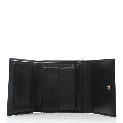 Gucci Monogram Britt Tri Fold Wallet Black 5 of 7