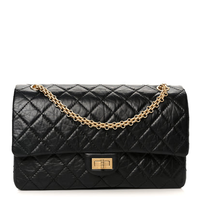 Chanel Aged Calfskin Quilted 2.55 Reissue 226 Flap Black 1 of 10