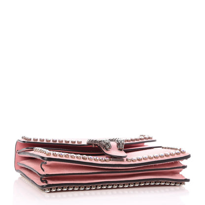 Gucci Suede Crystal Small Dionysus Shoulder Bag Peonia 4 of 7