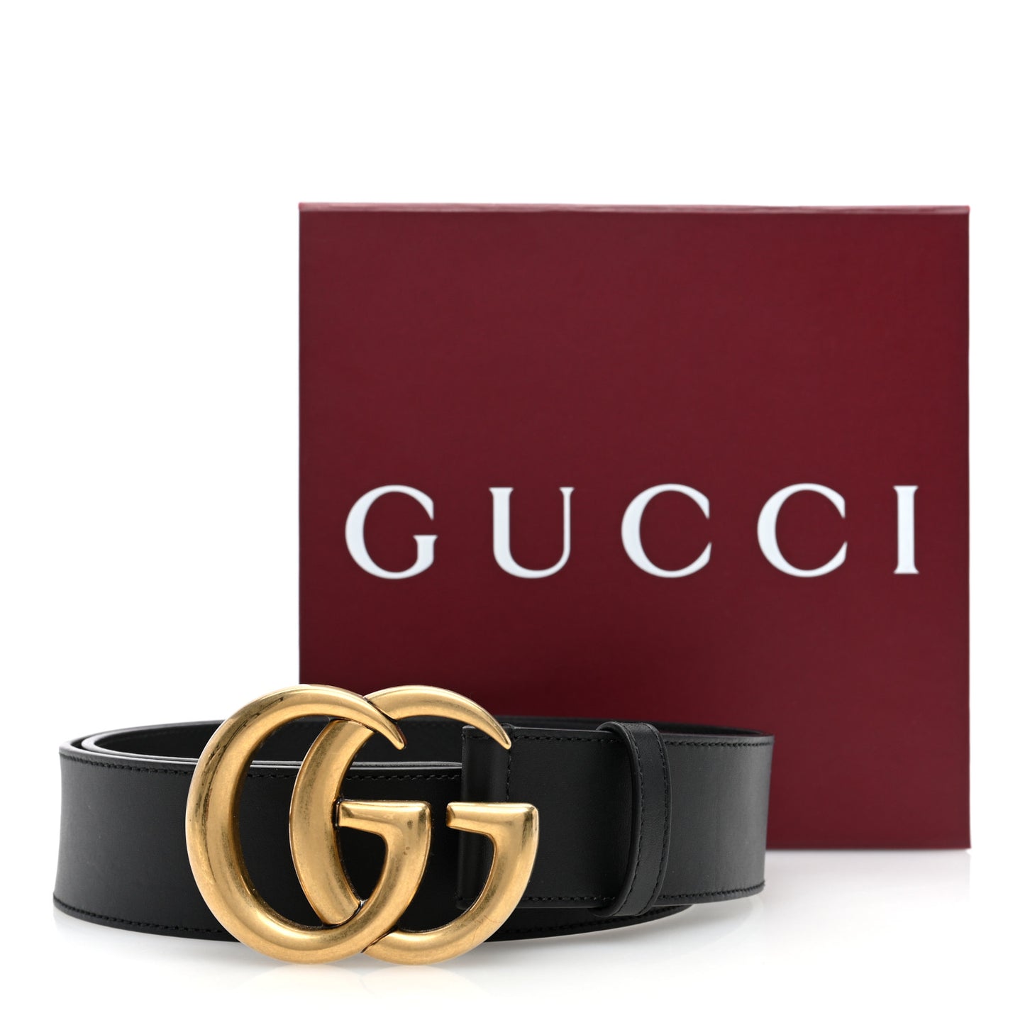 Calfskin Double G 40mm Belt 90 36 Black