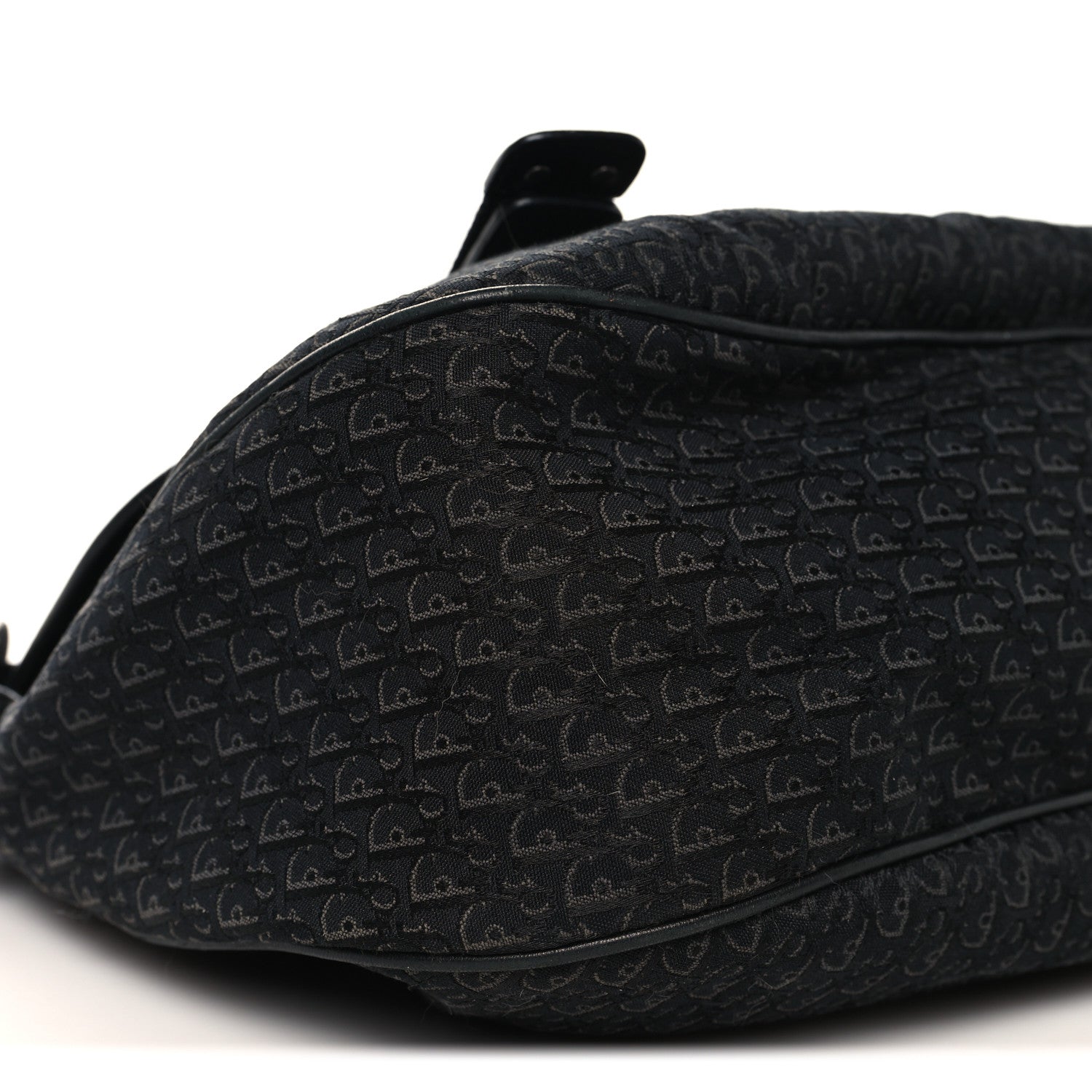 Christian Dior Canvas Diorissimo Buckle Messenger Black 9 of 13