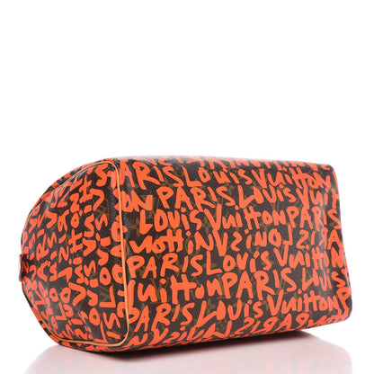 Louis Vuitton Monogram Graffiti Speedy 30 Orange 4 of 9