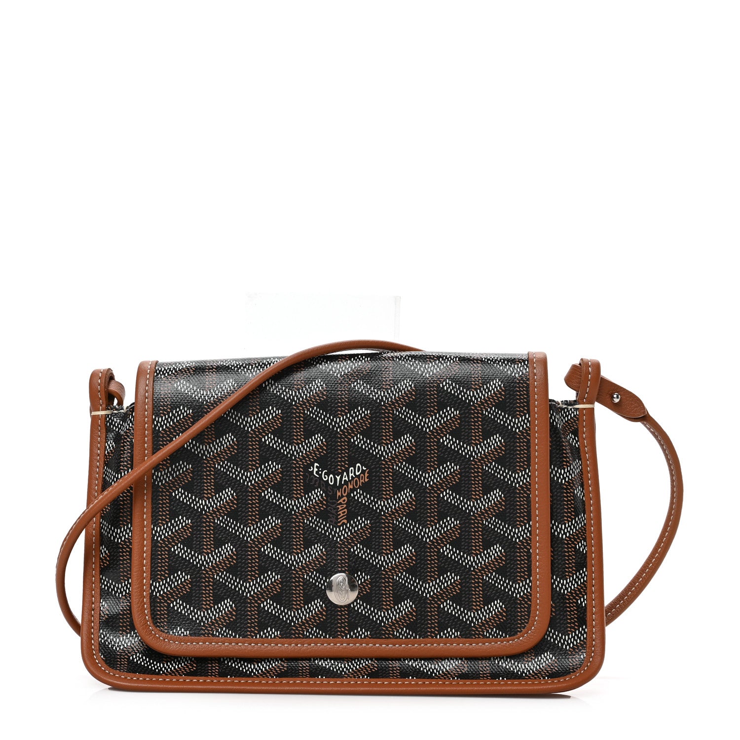 Goyard Goyardine Plumet Wallet Clutch Black Gold 1 of 8