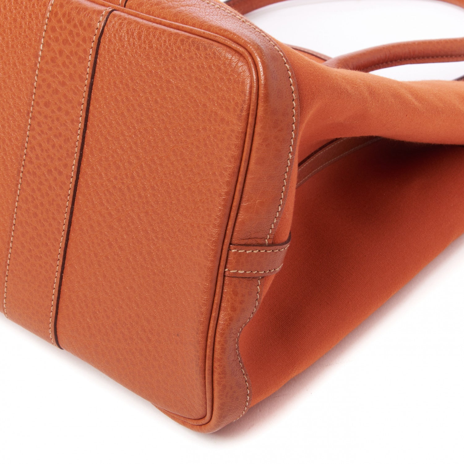 Hermes Toile Negonda Garden Party Tote 36 MM Orange 5 of 8