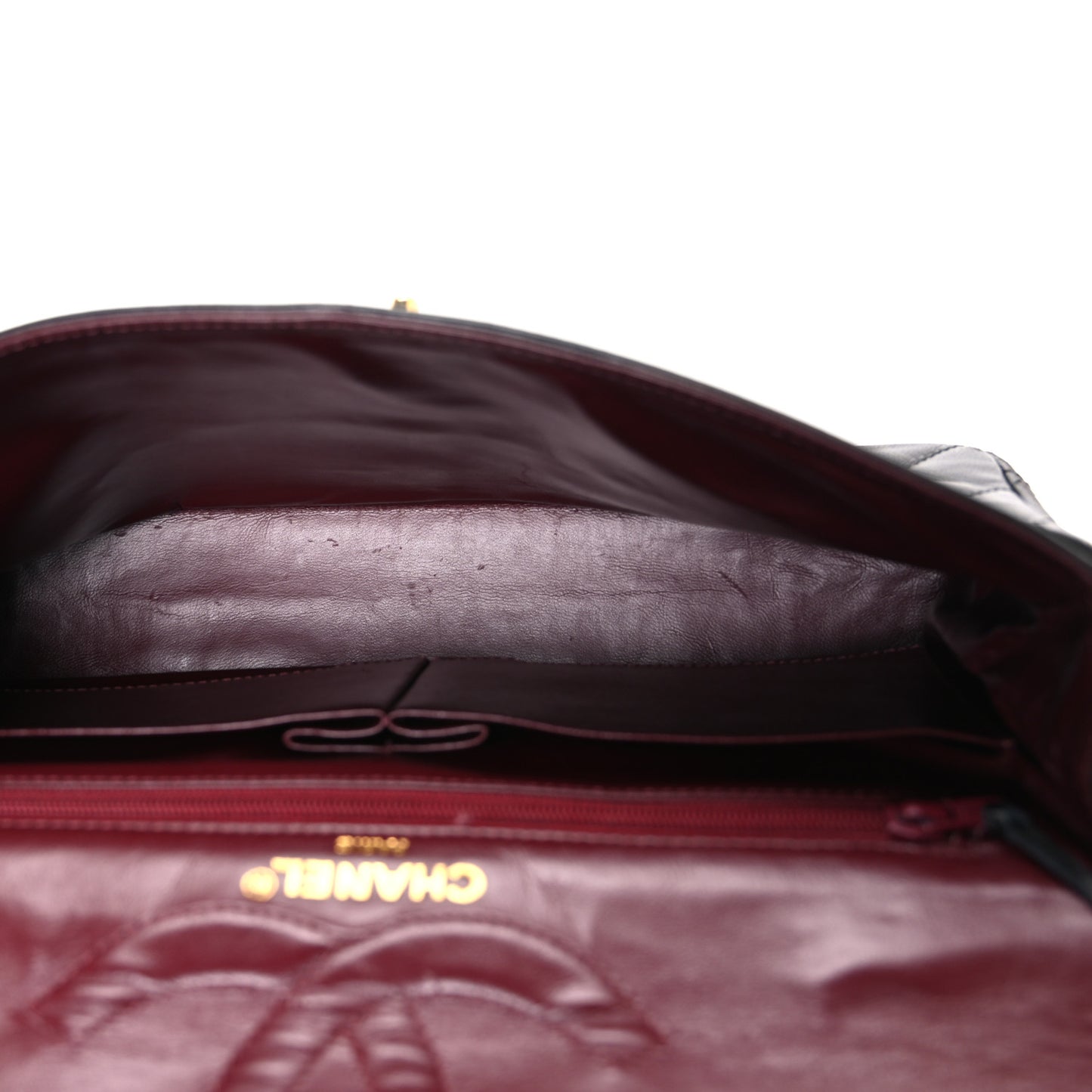 Lambskin Quilted Medium Single Flap Black