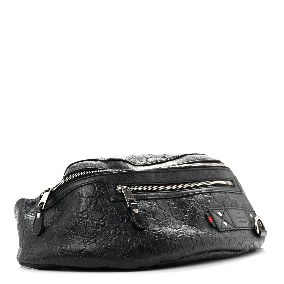 Guccissima Web Belt Bag Black