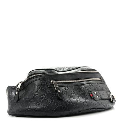 Gucci Guccissima Web Belt Bag Black 4 of 12