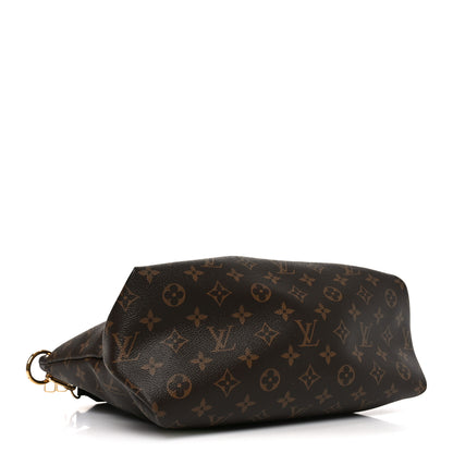 Louis Vuitton Monogram Flower Zipped Tote MM Black 3 of 8