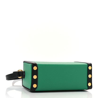 Gucci Grained Calfskin Gucci 100 Mini Bag Green 4 of 10