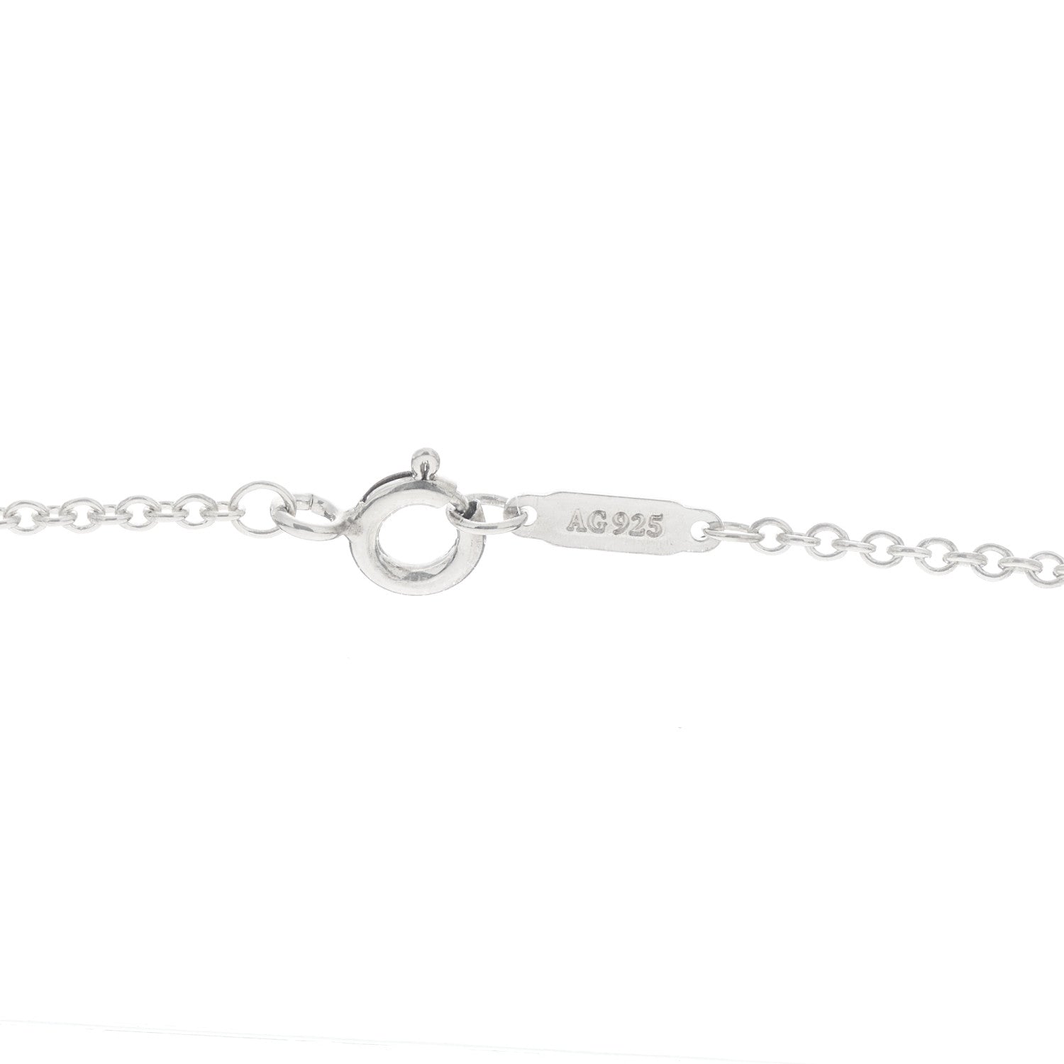 Tiffany Sterling Silver Atlas Key Pendant Necklace 4 of 5